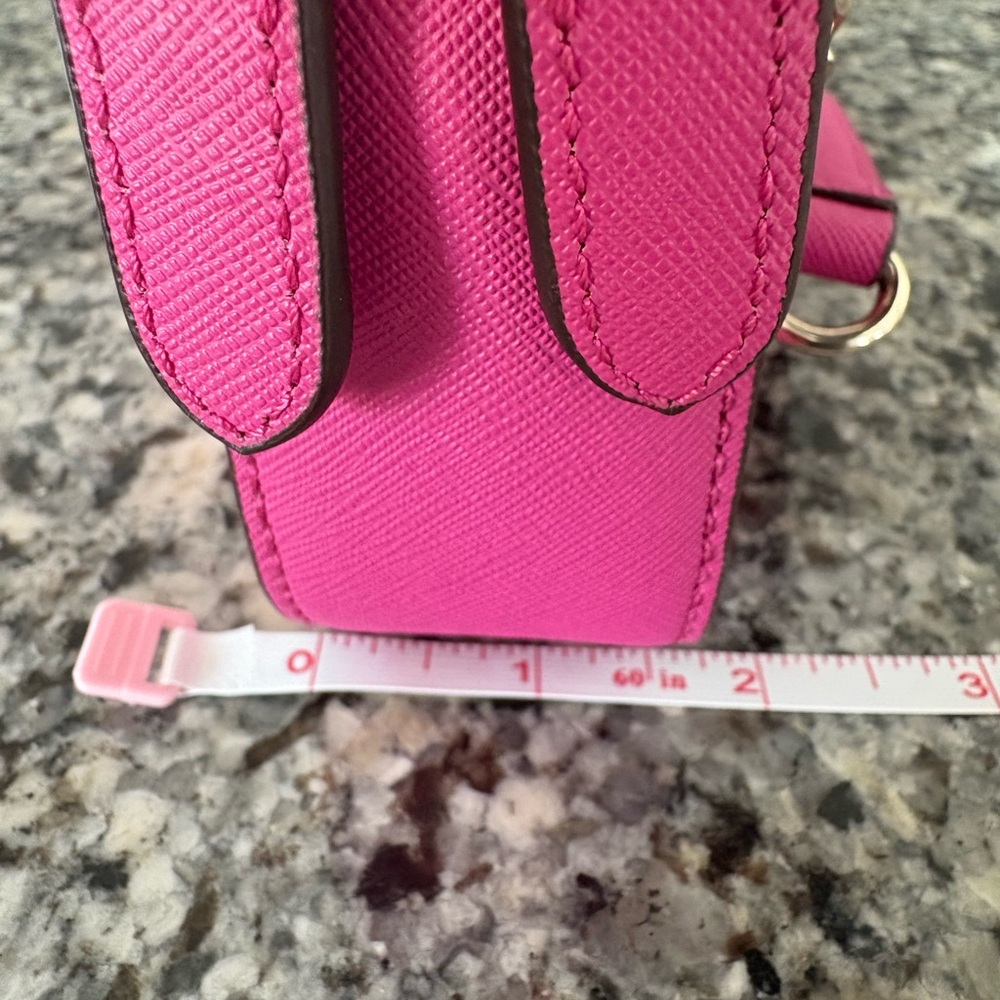 NWT- DKNY pink double zip victoria leather crossbody bag - Picture 12 of 12